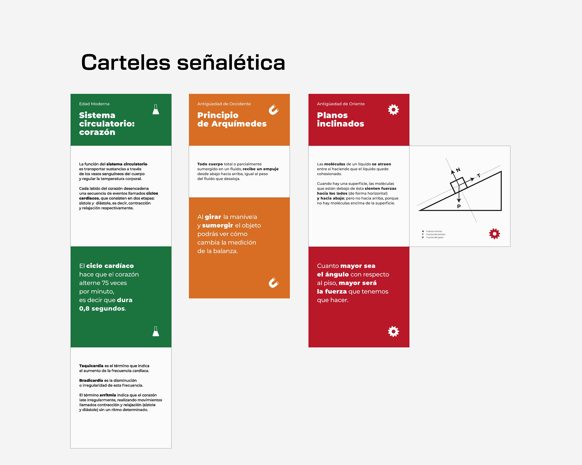 Carteles señalética